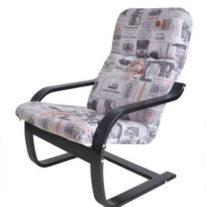 Кресло Сайма ткань / каркас венге - фото 4