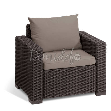 Комплект мебели Калифорния сет (California 3 seater set) коричневый - фото 4