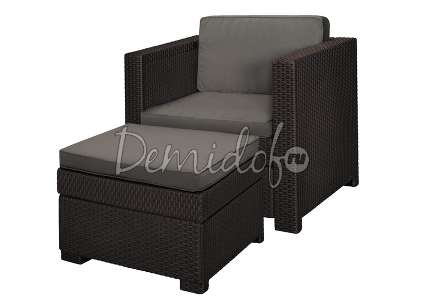 Комплект мебели Прованс Чилаут сет (Provence Chillout set) коричневый