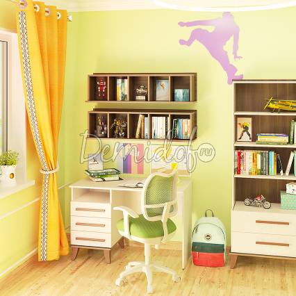 Детская комната Юниор с трехдверным шкафом - фото 4