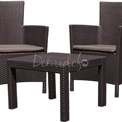 Комплект мебели Розарио балкон (Rosario balcony set) коричневый - фото 3