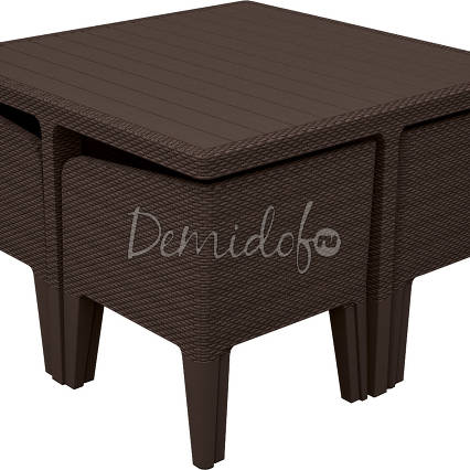 Комплект мебели Колумбия 5 (Columbia set 5 pcs) коричневый - фото 3