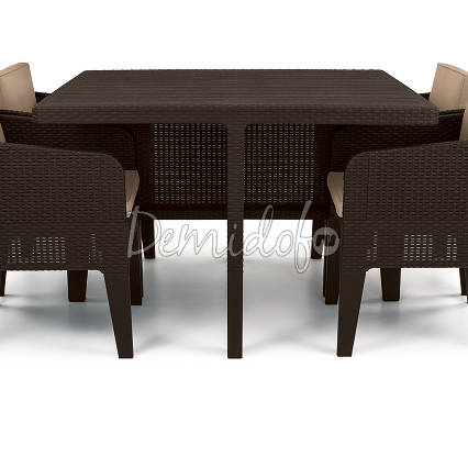 Комплект мебели Колумбия 5 (Columbia set 5 pcs) коричневый - фото 4