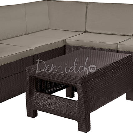 Комплект мебели Прованс угловой (Provence set) коричневый - фото 3