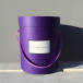 Композиция в шляпной коробке " Mini"фиолетовая 13х15см 11роз - фото 15