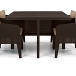 Комплект мебели Колумбия 5 (Columbia set 5 pcs) коричневый - фото 4